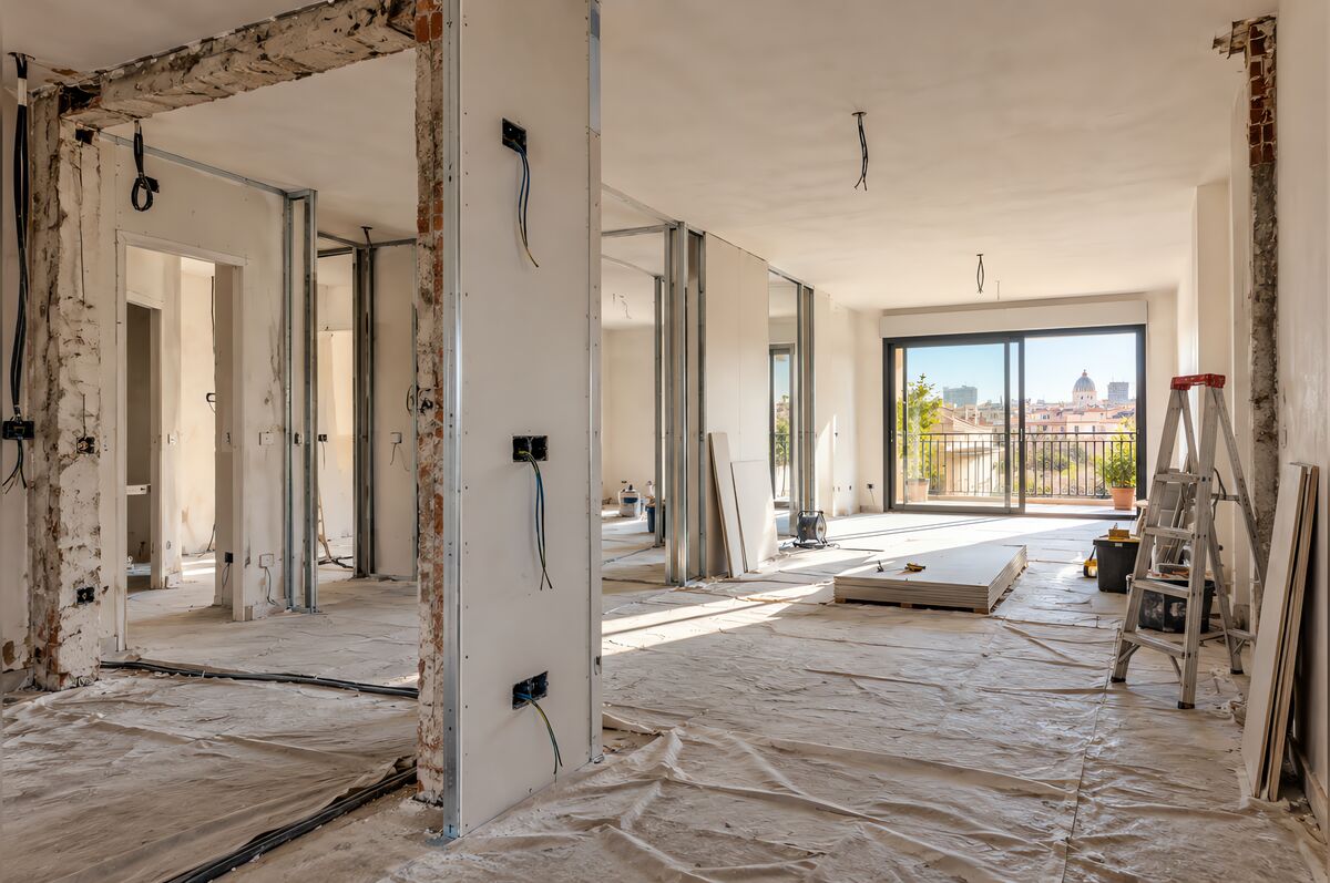 Reformas de pisos en Castilleja de la Cuesta: obra en curso